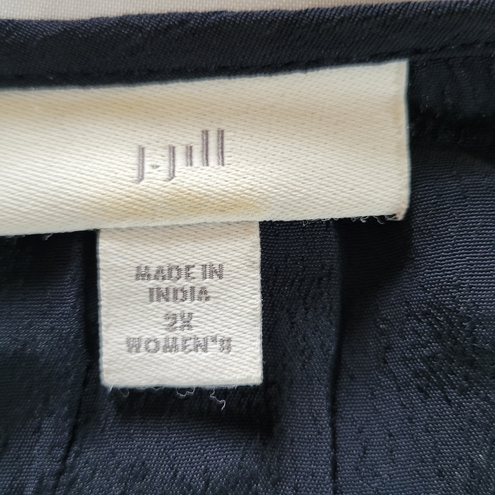 Woman's plus-size embroidered blouse